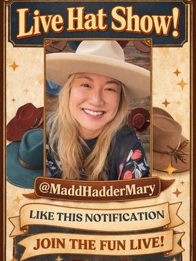 Live Hat Show Notification🤠🪩